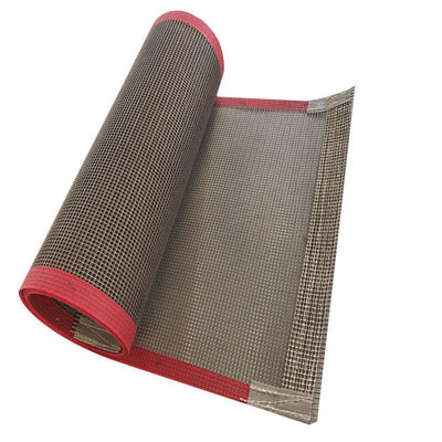 প্রান্ত শক্তিবৃদ্ধি সঙ্গে প্লাস্টিক PTFE জাল পরিবাহক বেল্ট