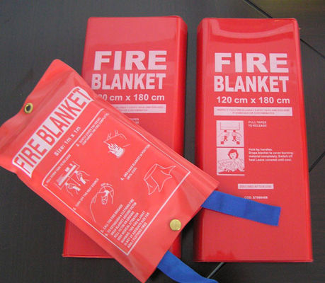 নিরোধক Fireproof ফাইবারগ্লাস ফায়ার কম্বল নিরাপত্তা জরুরী ফায়ার কম্বল