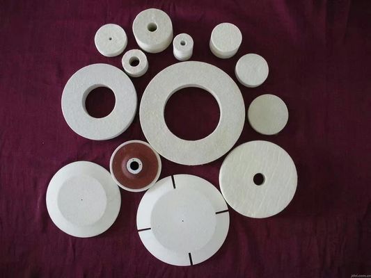 ড্রিল জন্য সুচ Punched Buffing চাকা, 12 মিমি উল পোলিশ প্যাড অনুভূত