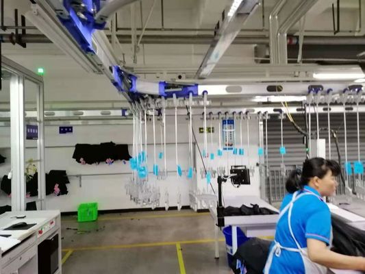 ভেরিক্যাল কনভেয়ার ম্যানুয়াল স্টোরেজ সিস্টেম গার্মেন্ট হ্যাঙ্গিং সিস্টেম মাল্টিলেয়ার