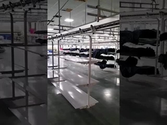 স্টেইনলেস স্টীল গার্মেন্টস ওয়ার্কশপ শ্রেণীবদ্ধ স্টোরেজ মাল্টিলেয়ার