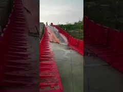 উচ্চতা ১১০ সেন্টিমিটার এবিএস প্লাস্টিক লাল অ্যান্টি-ইউভি সুবিধাজনক বন্যা বাফিয়ার